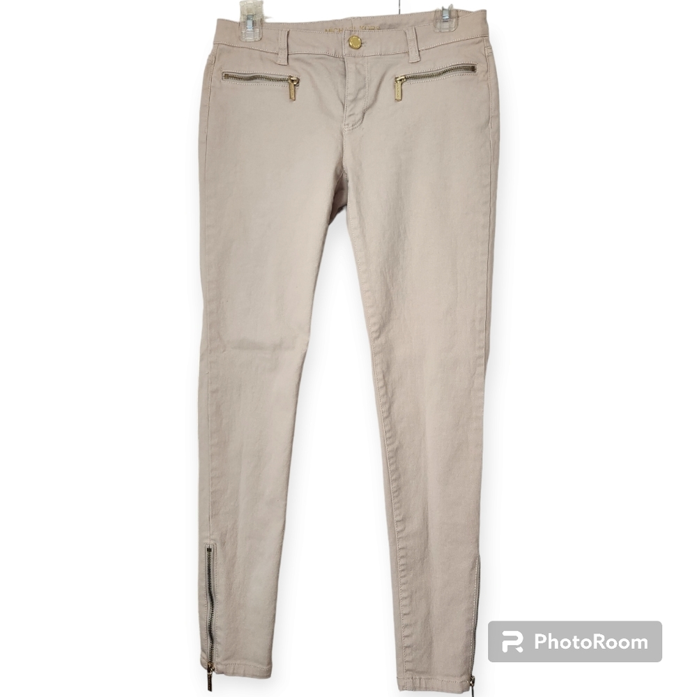 Michael Kors Skinny Zippered Jeans size 4